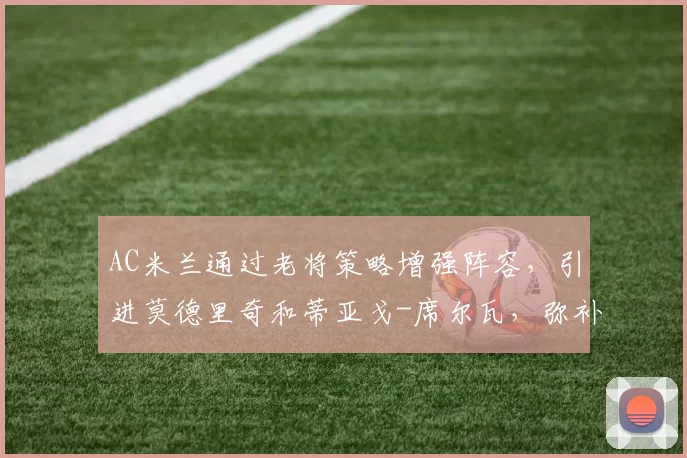 AC米兰通过老将策略增强阵容，引进莫德里奇和蒂亚戈-席尔瓦，弥补后防不足，延续稳定表现。